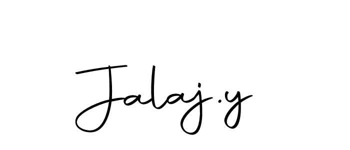 The best way (Autography-DOLnW) to make a short signature is to pick only two or three words in your name. The name Jalaj.y include a total of six letters. For converting this name. Jalaj.y signature style 10 images and pictures png