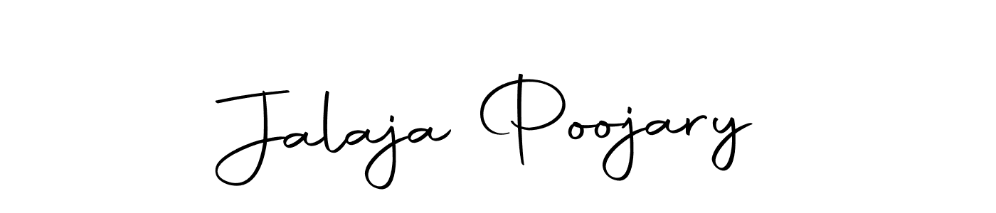 Use a signature maker to create a handwritten signature online. With this signature software, you can design (Autography-DOLnW) your own signature for name Jalaja Poojary. Jalaja Poojary signature style 10 images and pictures png