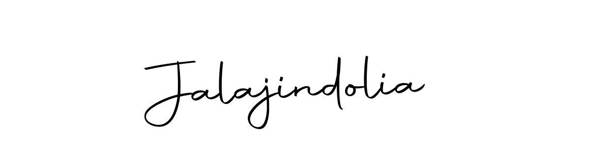Use a signature maker to create a handwritten signature online. With this signature software, you can design (Autography-DOLnW) your own signature for name Jalajindolia. Jalajindolia signature style 10 images and pictures png