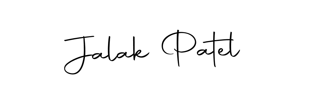 Create a beautiful signature design for name Jalak Patel. With this signature (Autography-DOLnW) fonts, you can make a handwritten signature for free. Jalak Patel signature style 10 images and pictures png