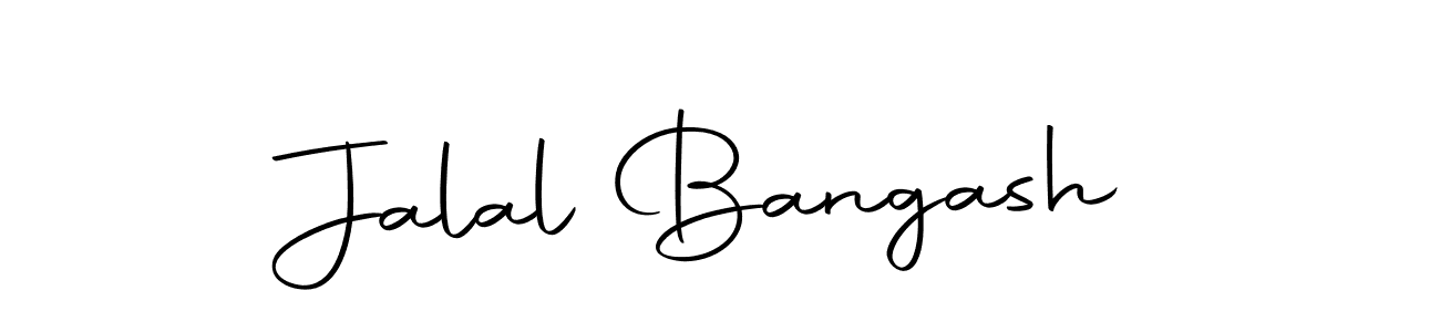 Create a beautiful signature design for name Jalal Bangash. With this signature (Autography-DOLnW) fonts, you can make a handwritten signature for free. Jalal Bangash signature style 10 images and pictures png