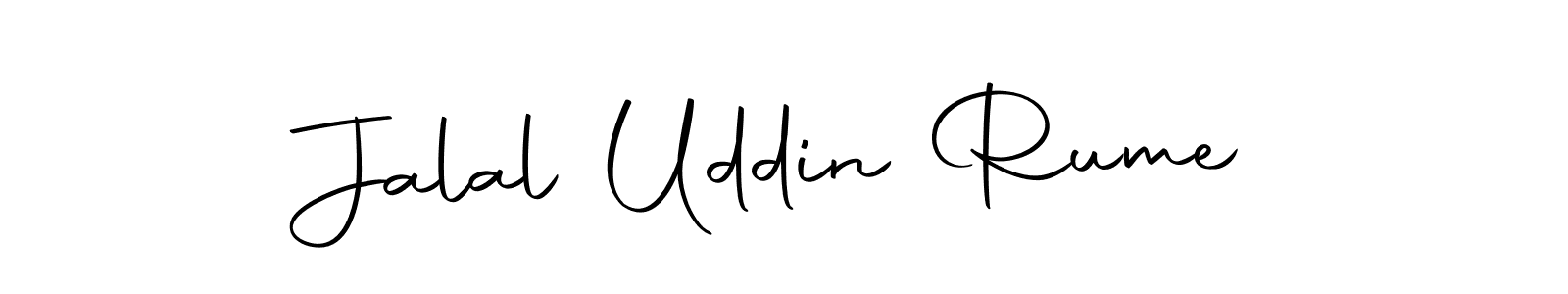 Similarly Autography-DOLnW is the best handwritten signature design. Signature creator online .You can use it as an online autograph creator for name Jalal Uddin Rume. Jalal Uddin Rume signature style 10 images and pictures png