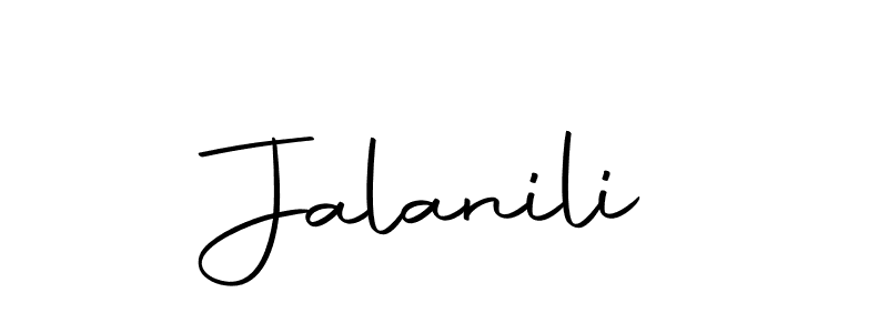 Here are the top 10 professional signature styles for the name Jalanili. These are the best autograph styles you can use for your name. Jalanili signature style 10 images and pictures png