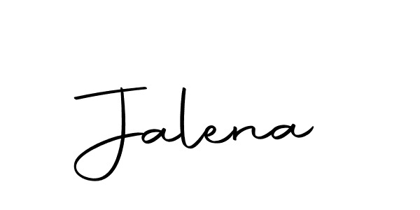 The best way (Autography-DOLnW) to make a short signature is to pick only two or three words in your name. The name Jalena include a total of six letters. For converting this name. Jalena signature style 10 images and pictures png