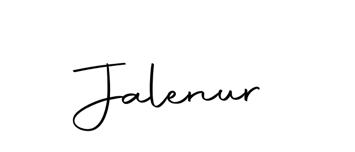 Jalenur stylish signature style. Best Handwritten Sign (Autography-DOLnW) for my name. Handwritten Signature Collection Ideas for my name Jalenur. Jalenur signature style 10 images and pictures png