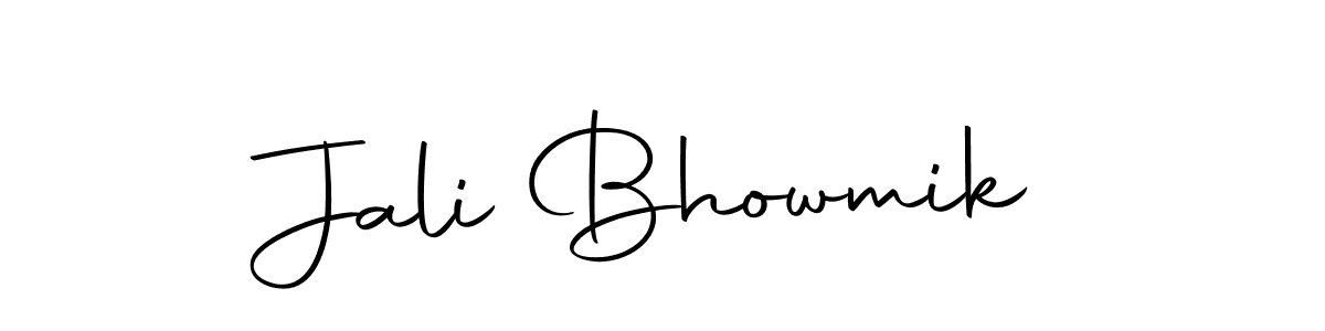 Here are the top 10 professional signature styles for the name Jali Bhowmik. These are the best autograph styles you can use for your name. Jali Bhowmik signature style 10 images and pictures png