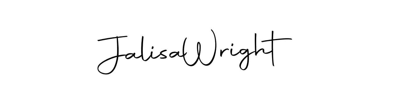 Use a signature maker to create a handwritten signature online. With this signature software, you can design (Autography-DOLnW) your own signature for name Jalisa  Wright. Jalisa  Wright signature style 10 images and pictures png