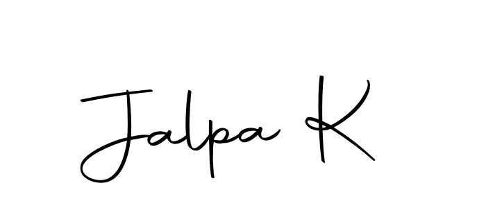 if you are searching for the best signature style for your name Jalpa K. so please give up your signature search. here we have designed multiple signature styles  using Autography-DOLnW. Jalpa K signature style 10 images and pictures png