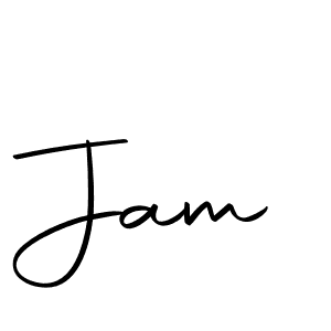 Use a signature maker to create a handwritten signature online. With this signature software, you can design (Autography-DOLnW) your own signature for name Jam. Jam signature style 10 images and pictures png