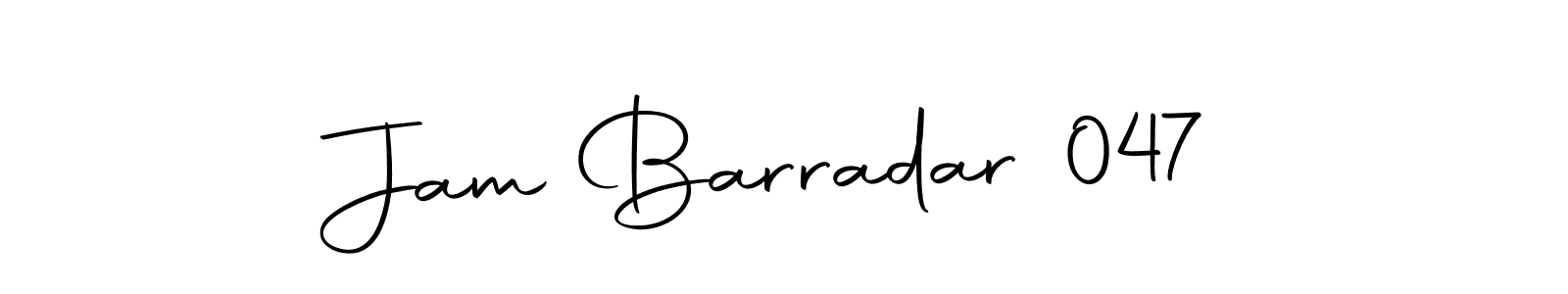 Create a beautiful signature design for name Jam Barradar 047. With this signature (Autography-DOLnW) fonts, you can make a handwritten signature for free. Jam Barradar 047 signature style 10 images and pictures png