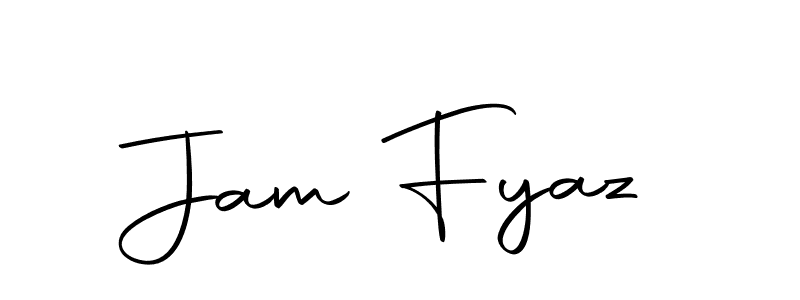 The best way (Autography-DOLnW) to make a short signature is to pick only two or three words in your name. The name Jam Fyaz include a total of six letters. For converting this name. Jam Fyaz signature style 10 images and pictures png