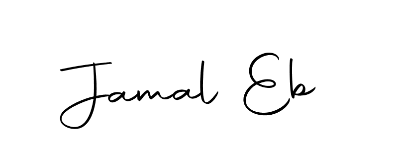 You should practise on your own different ways (Autography-DOLnW) to write your name (Jamal Eb) in signature. don't let someone else do it for you. Jamal Eb signature style 10 images and pictures png