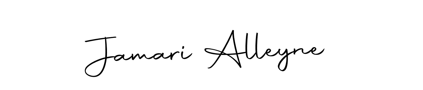 Design your own signature with our free online signature maker. With this signature software, you can create a handwritten (Autography-DOLnW) signature for name Jamari Alleyne. Jamari Alleyne signature style 10 images and pictures png