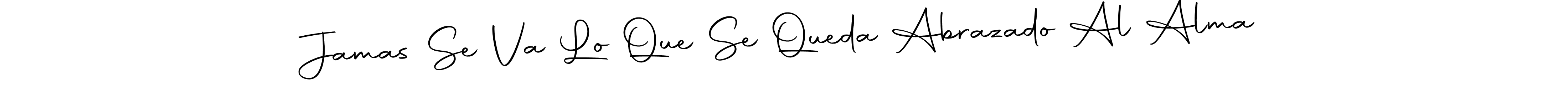 Autography-DOLnW is a professional signature style that is perfect for those who want to add a touch of class to their signature. It is also a great choice for those who want to make their signature more unique. Get Jamas Se Va Lo Que Se Queda Abrazado Al Alma name to fancy signature for free. Jamas Se Va Lo Que Se Queda Abrazado Al Alma signature style 10 images and pictures png