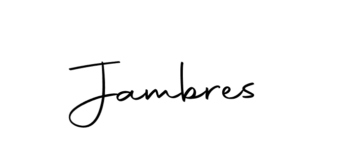 How to make Jambres signature? Autography-DOLnW is a professional autograph style. Create handwritten signature for Jambres name. Jambres signature style 10 images and pictures png