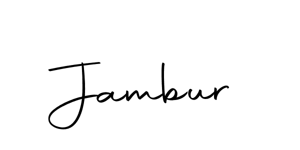 Use a signature maker to create a handwritten signature online. With this signature software, you can design (Autography-DOLnW) your own signature for name Jambur. Jambur signature style 10 images and pictures png