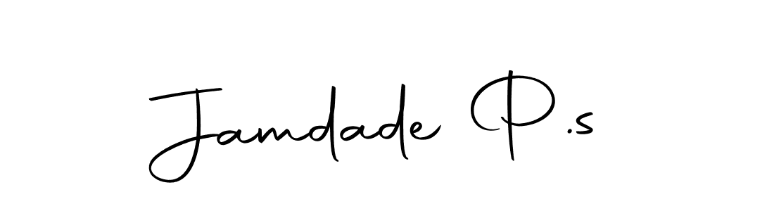 It looks lik you need a new signature style for name Jamdade P.s. Design unique handwritten (Autography-DOLnW) signature with our free signature maker in just a few clicks. Jamdade P.s signature style 10 images and pictures png