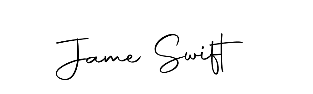 The best way (Autography-DOLnW) to make a short signature is to pick only two or three words in your name. The name Jame Swift include a total of six letters. For converting this name. Jame Swift signature style 10 images and pictures png