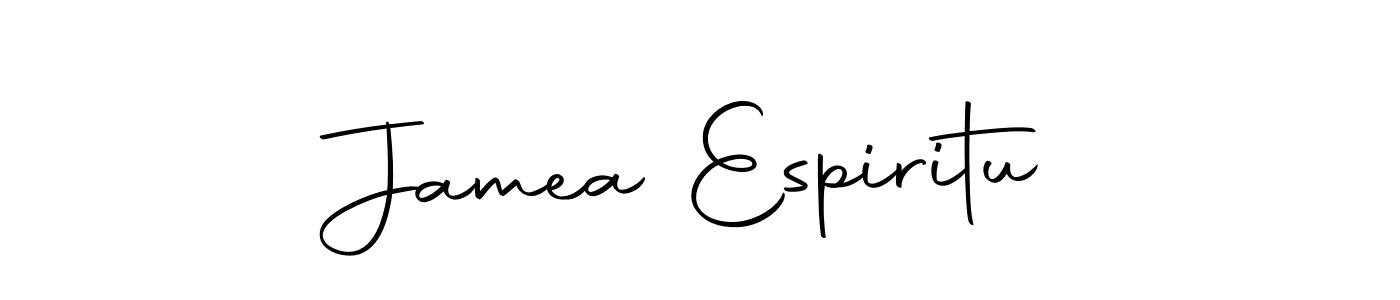 Make a beautiful signature design for name Jamea Espiritu. Use this online signature maker to create a handwritten signature for free. Jamea Espiritu signature style 10 images and pictures png