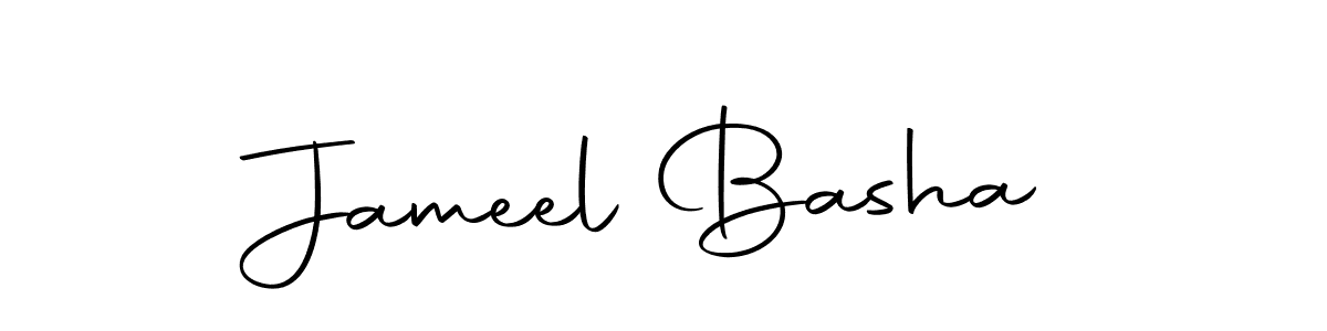 Design your own signature with our free online signature maker. With this signature software, you can create a handwritten (Autography-DOLnW) signature for name Jameel Basha. Jameel Basha signature style 10 images and pictures png