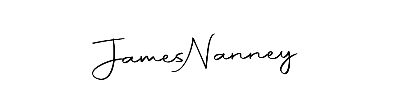 Make a beautiful signature design for name James  Nanney. With this signature (Autography-DOLnW) style, you can create a handwritten signature for free. James  Nanney signature style 10 images and pictures png