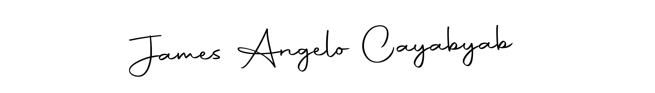 Design your own signature with our free online signature maker. With this signature software, you can create a handwritten (Autography-DOLnW) signature for name James Angelo Cayabyab. James Angelo Cayabyab signature style 10 images and pictures png