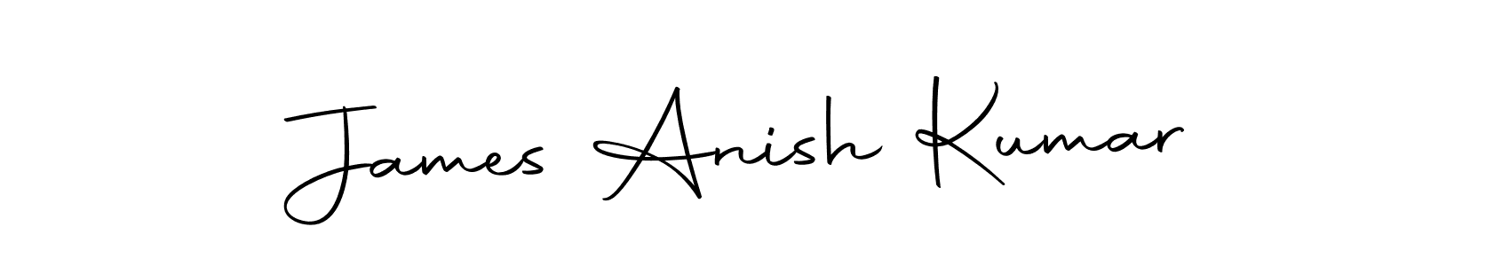 Use a signature maker to create a handwritten signature online. With this signature software, you can design (Autography-DOLnW) your own signature for name James Anish Kumar. James Anish Kumar signature style 10 images and pictures png