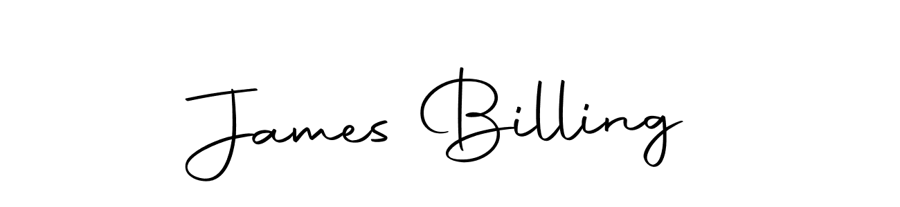 Design your own signature with our free online signature maker. With this signature software, you can create a handwritten (Autography-DOLnW) signature for name James Billing. James Billing signature style 10 images and pictures png