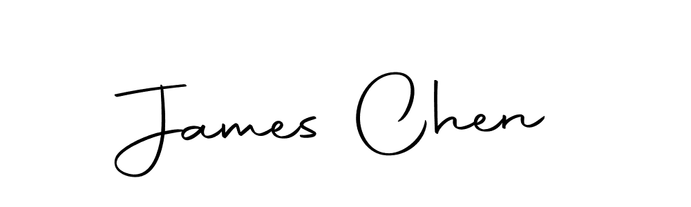 You should practise on your own different ways (Autography-DOLnW) to write your name (James Chen) in signature. don't let someone else do it for you. James Chen signature style 10 images and pictures png