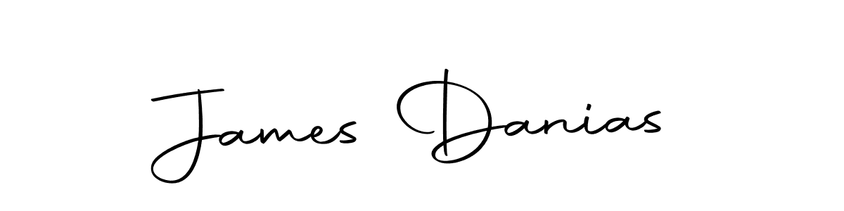 Design your own signature with our free online signature maker. With this signature software, you can create a handwritten (Autography-DOLnW) signature for name James Danias. James Danias signature style 10 images and pictures png