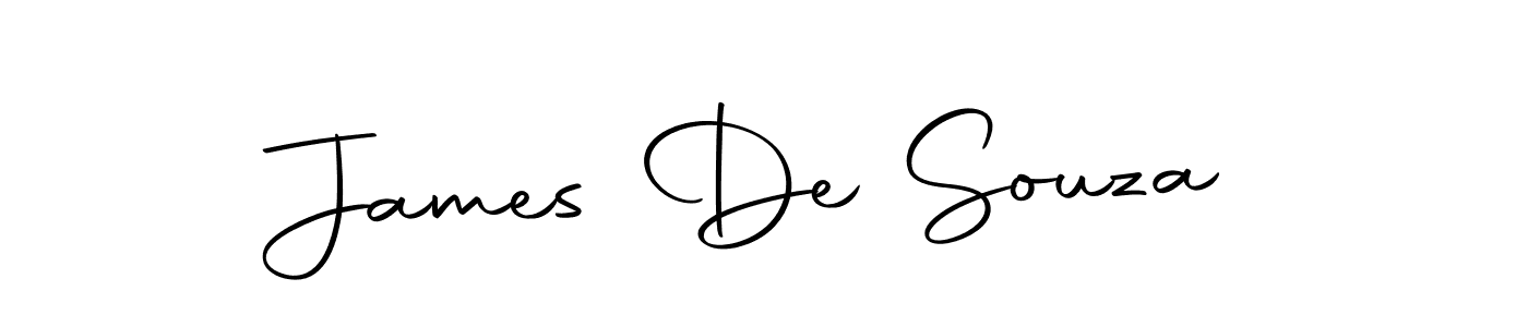 Create a beautiful signature design for name James De Souza. With this signature (Autography-DOLnW) fonts, you can make a handwritten signature for free. James De Souza signature style 10 images and pictures png