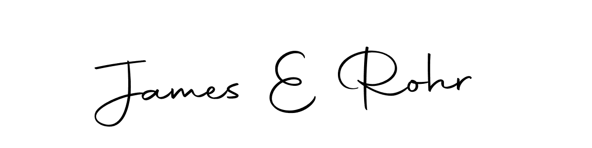 Design your own signature with our free online signature maker. With this signature software, you can create a handwritten (Autography-DOLnW) signature for name James E Rohr. James E Rohr signature style 10 images and pictures png