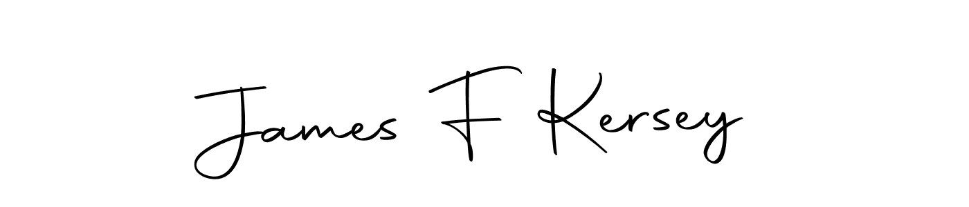 Use a signature maker to create a handwritten signature online. With this signature software, you can design (Autography-DOLnW) your own signature for name James F Kersey. James F Kersey signature style 10 images and pictures png