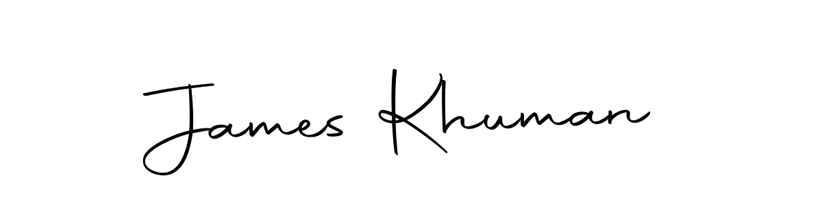How to make James Khuman signature? Autography-DOLnW is a professional autograph style. Create handwritten signature for James Khuman name. James Khuman signature style 10 images and pictures png