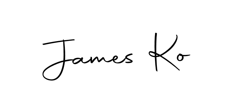 Make a beautiful signature design for name James Ko. Use this online signature maker to create a handwritten signature for free. James Ko signature style 10 images and pictures png