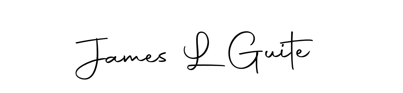 Also we have James L Guite name is the best signature style. Create professional handwritten signature collection using Autography-DOLnW autograph style. James L Guite signature style 10 images and pictures png