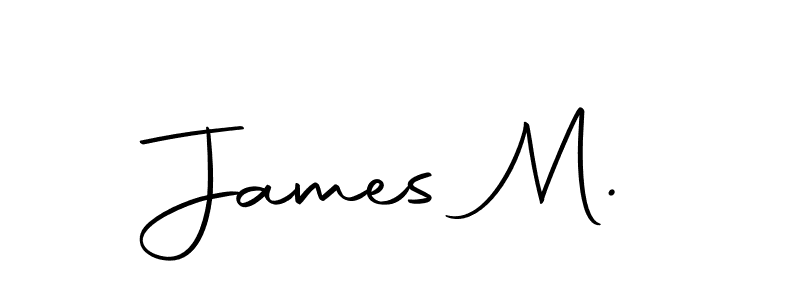 Use a signature maker to create a handwritten signature online. With this signature software, you can design (Autography-DOLnW) your own signature for name James M.. James M. signature style 10 images and pictures png