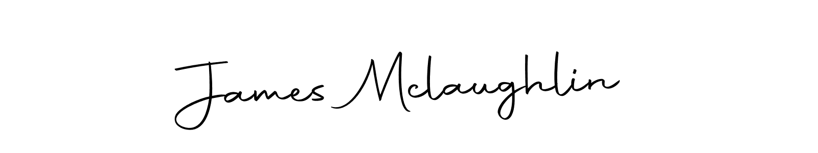 How to make James Mclaughlin name signature. Use Autography-DOLnW style for creating short signs online. This is the latest handwritten sign. James Mclaughlin signature style 10 images and pictures png