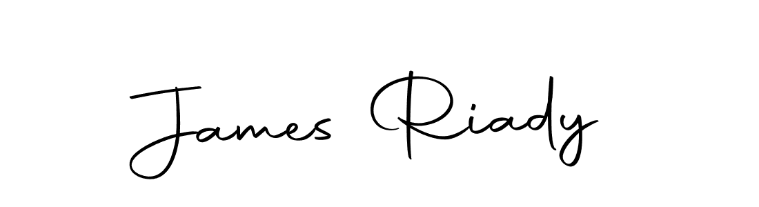 Make a beautiful signature design for name James Riady. With this signature (Autography-DOLnW) style, you can create a handwritten signature for free. James Riady signature style 10 images and pictures png