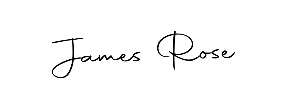 Design your own signature with our free online signature maker. With this signature software, you can create a handwritten (Autography-DOLnW) signature for name James Rose. James Rose signature style 10 images and pictures png