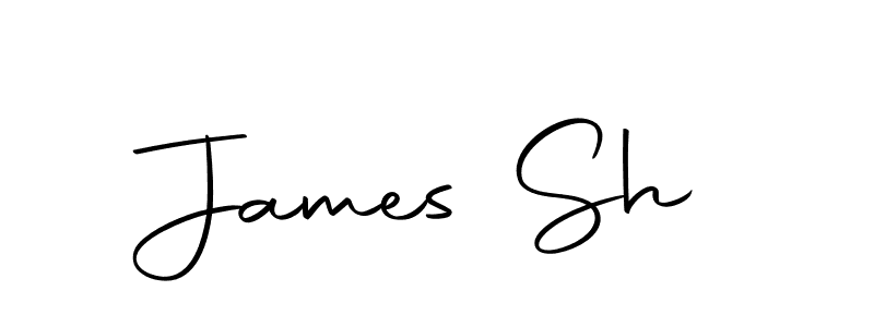 James Sh stylish signature style. Best Handwritten Sign (Autography-DOLnW) for my name. Handwritten Signature Collection Ideas for my name James Sh. James Sh signature style 10 images and pictures png