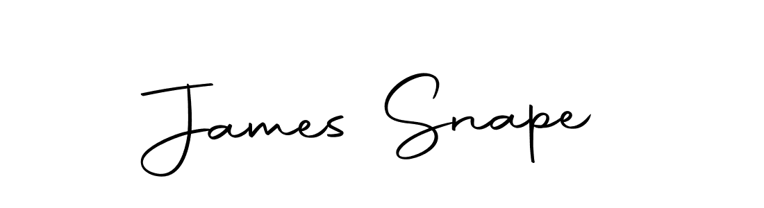 How to make James Snape signature? Autography-DOLnW is a professional autograph style. Create handwritten signature for James Snape name. James Snape signature style 10 images and pictures png