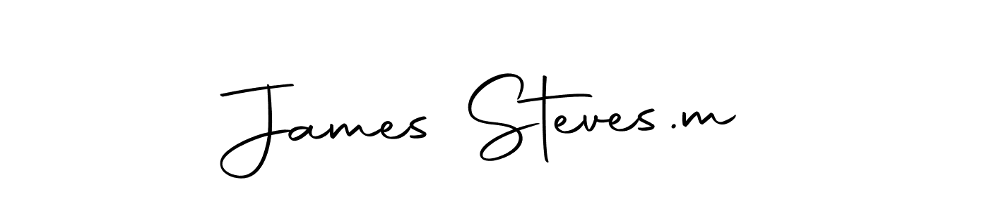 Also we have James Steves.m name is the best signature style. Create professional handwritten signature collection using Autography-DOLnW autograph style. James Steves.m signature style 10 images and pictures png