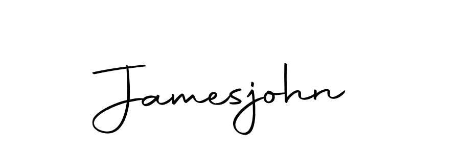 Use a signature maker to create a handwritten signature online. With this signature software, you can design (Autography-DOLnW) your own signature for name Jamesjohn. Jamesjohn signature style 10 images and pictures png