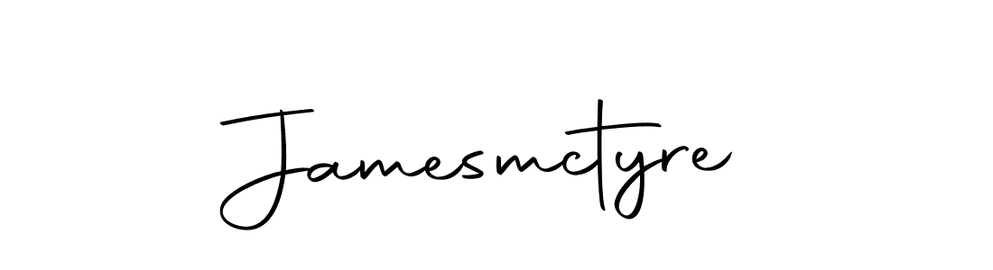 Use a signature maker to create a handwritten signature online. With this signature software, you can design (Autography-DOLnW) your own signature for name Jamesmctyre. Jamesmctyre signature style 10 images and pictures png