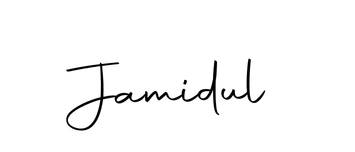 Make a beautiful signature design for name Jamidul. With this signature (Autography-DOLnW) style, you can create a handwritten signature for free. Jamidul signature style 10 images and pictures png