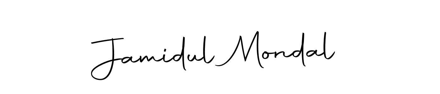 Create a beautiful signature design for name Jamidul Mondal. With this signature (Autography-DOLnW) fonts, you can make a handwritten signature for free. Jamidul Mondal signature style 10 images and pictures png