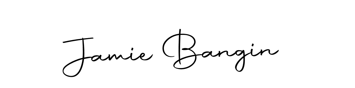 Design your own signature with our free online signature maker. With this signature software, you can create a handwritten (Autography-DOLnW) signature for name Jamie Bangin. Jamie Bangin signature style 10 images and pictures png