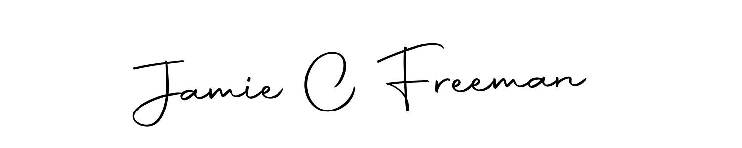 How to make Jamie C Freeman signature? Autography-DOLnW is a professional autograph style. Create handwritten signature for Jamie C Freeman name. Jamie C Freeman signature style 10 images and pictures png