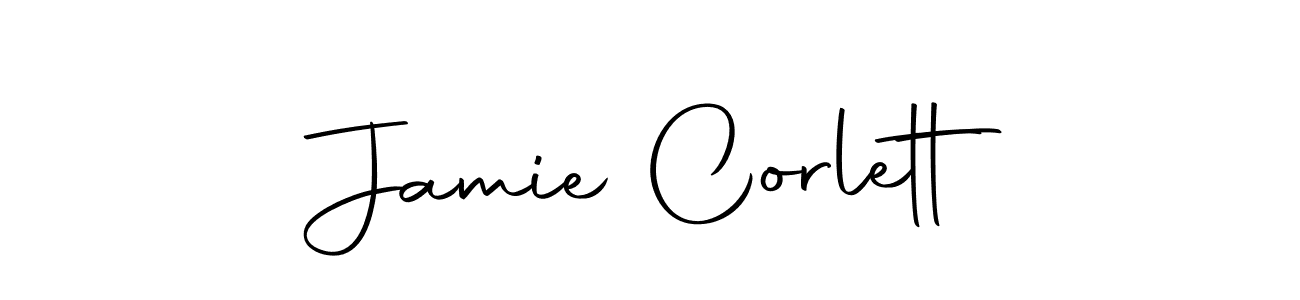 Create a beautiful signature design for name Jamie Corlett. With this signature (Autography-DOLnW) fonts, you can make a handwritten signature for free. Jamie Corlett signature style 10 images and pictures png